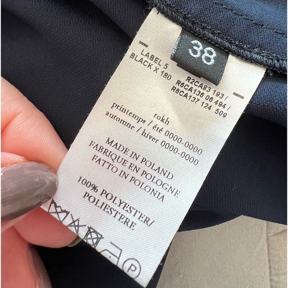 ROKH One Shoulder Midi Sheath Dress - Picture 14 of 16